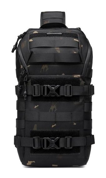 Ozuko 9738 Gündelik Su Geçirmez Crossbody Kamuflaj Erkek Haki Sırt Çantası