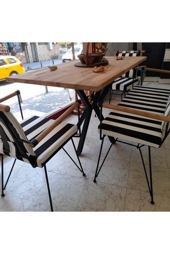 Ufuk Mobilya Dikdörtgen Ahşap 70x120 cm Kahverengi Kamp Masası