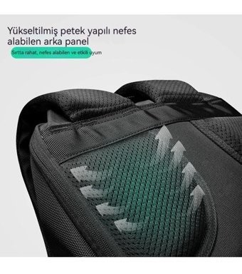 Mark Ryden Şık Öğrenci Siyah Erkek Sırt Çantası