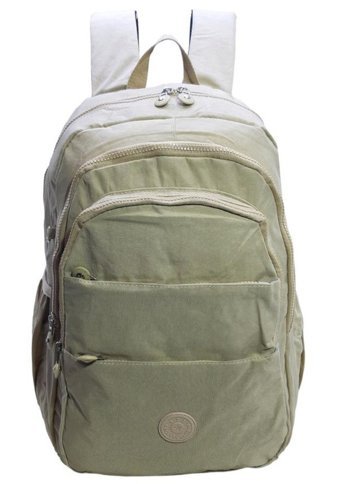 Baginn Klinkır Kumaş Hafif Çok Cepli Yağmur Geçirmez 001 Gri Kadın Sırt Çantası