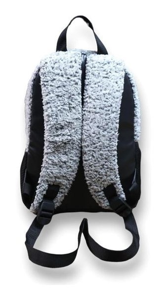 Eternal Luck Monte Lui Mnt3637 Peluş Gri Kadın Sırt Çantası