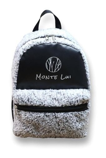 Eternal Luck Monte Lui Mnt3637 Peluş Gri Kadın Sırt Çantası