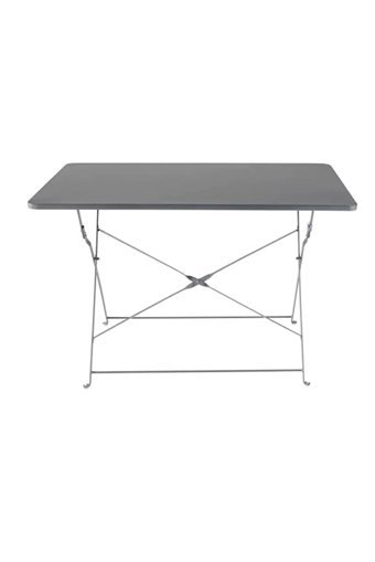 Altınkayaticaret Katlanabilir Dikdörtgen Metal 70x110 cm Antrasit Kamp Masası