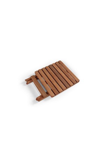 Barışahşap Katlanabilir Kare Ahşap 40x40 cm Kahverengi Kamp Sehpası