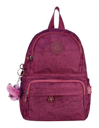 Urban Polo Bordo Kumaş Kadın Sırt Çantası