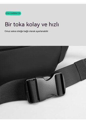 Happyplanet Günlük Spor Çapraz Elite Siyah Erkek Sırt Çantası