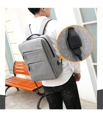 Generic Seyahat Büyük Kapasiteli Doğa Spor Usb Erkek Sırt Çantası Çok Renkli