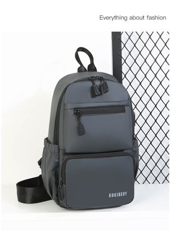 Eternal Luck Crossbody Çok Fonksiyonlu Büyük Kapasitesigri Erkek Sırt Çantası