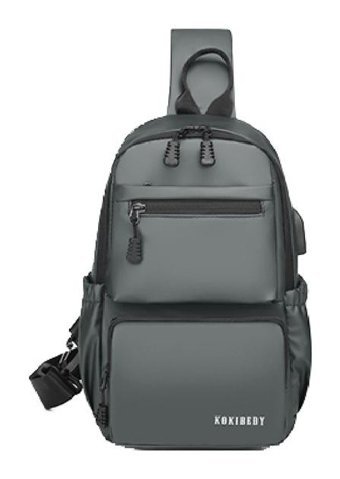 Eternal Luck Crossbody Çok Fonksiyonlu Büyük Kapasitesigri Erkek Sırt Çantası