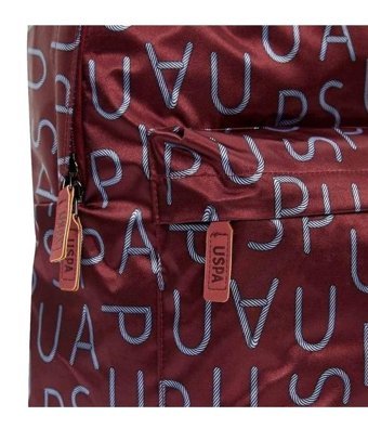 U.S. Polo Assn. Bordo Erkek Sırt Çantası