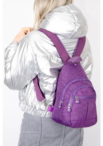 Bizoon Np2055 Krinkl Kumaş Body Bag Lacivert Kadın Sırt Çantası