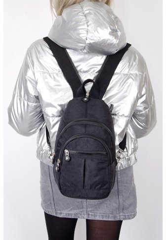 Bizoon Np2055 Krinkl Kumaş Body Bag Lacivert Kadın Sırt Çantası