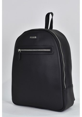 Fossil Laptop & Evrak Deri Siyah 2034 Erkek Sırt Çantası