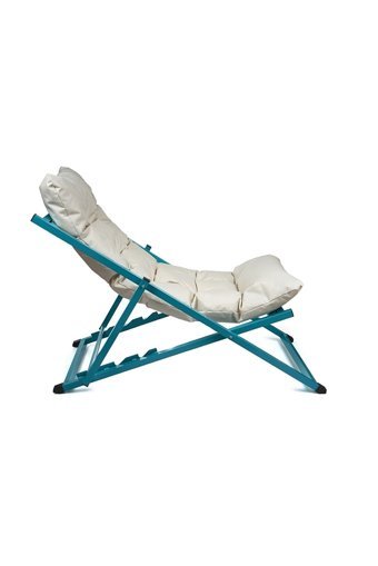 Hastunç Katlanabilir Yuvarlak Metal 25 cm Turkuaz Kamp Masası
