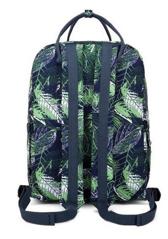 Generic Smart Bags Krinkıl Lacivert Yeşil Smb1221 Çok Renkli Kadın Sırt Çantası