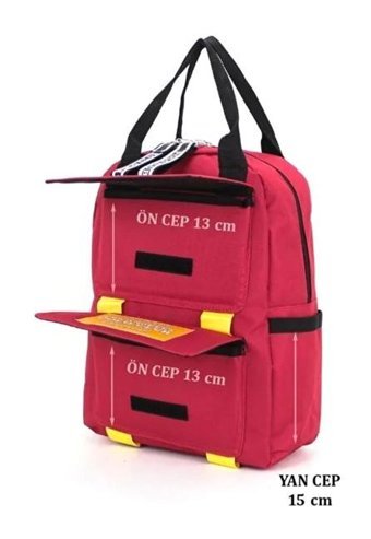 Chım Ve Günlük Outdoor Spor Erkek Sırt Çantası Kırmızı