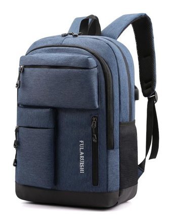 Happyplanet Xiaoqitt Su Geçirmez Oxford Kumaş 01 Gri Erkek Sırt Çantası