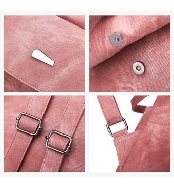 Generic Zhenli Zl0290 Pembe Çok Renkli Kadın Sırt Çantası