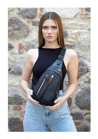 Hakkan Nw2021 Body Bag Çapraz 437320006 Siyah Erkek Sırt Çantası
