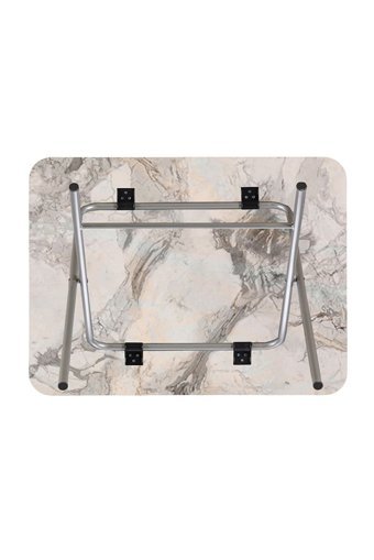 Okuyanlar Katlanabilir Dikdörtgen Suntalam 60x80 cm Gri Kamp Masası