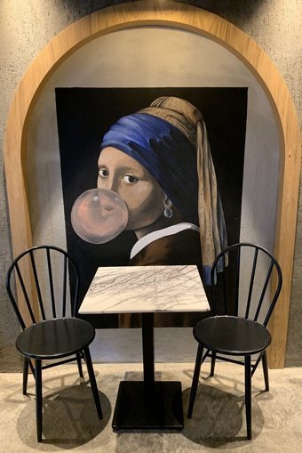 Voodo Concept Kare Mermer 60x60 cm Beyaz Kamp Masası