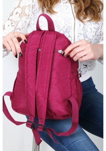 Byhakan Çanta Mg 259 Klinkır Bordo Bordo Kadın Sırt Çantası