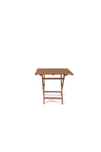 Barışahşap Katlanabilir Dikdörtgen Ahşap 60x80 cm Kahverengi Kamp Masası