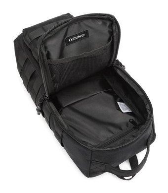 Ozuko 9661 Taktik Crossbody Siyah Erkek Sırt Çantası