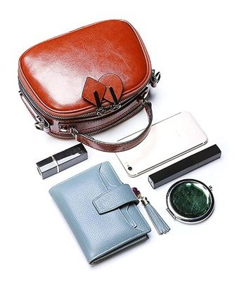 Generic Lebıhmurah Wbp2256 Moda Deri Messenger Kahverengi Kadın Sırt Çantası
