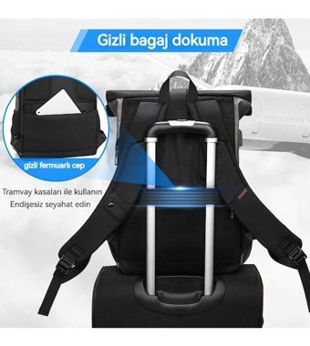 Wyanet Hespero Fashion 15.6 Bilgisayar Sarı Erkek Sırt Çantası
