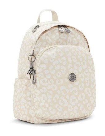 Kipling Delia Orta Boy Beyaz Whıte Cheetah J Kadın Sırt Çantası