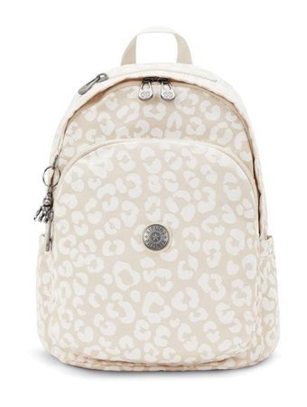 Kipling Delia Orta Boy Beyaz Whıte Cheetah J Kadın Sırt Çantası