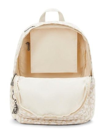 Kipling Delia Orta Boy Beyaz Whıte Cheetah J Kadın Sırt Çantası