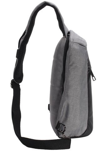Generic Moda Spor Polyester Seyahat Crossbody Siyah Erkek Sırt Çantası