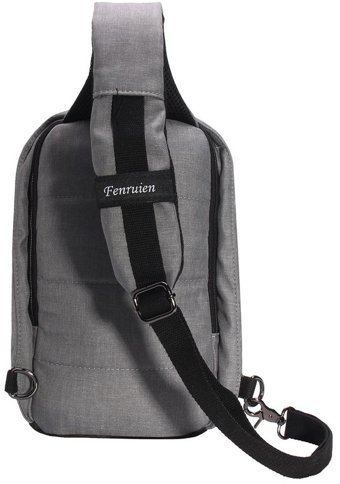Generic Moda Spor Polyester Seyahat Crossbody Siyah Erkek Sırt Çantası