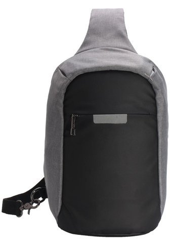Generic Moda Spor Polyester Seyahat Crossbody Siyah Erkek Sırt Çantası