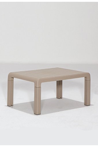 Sandalie Dikdörtgen Plastik 54x78 cm Ekru Kamp Sehpası