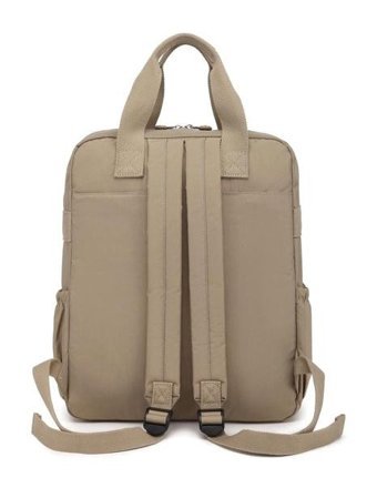 Smart Bags Büyük Boy Krinkıl Kumaş 1175 Camel Camel Kadın Sırt Çantası