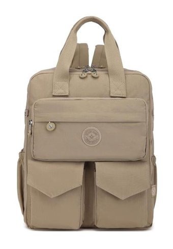Smart Bags Büyük Boy Krinkıl Kumaş 1175 Camel Camel Kadın Sırt Çantası