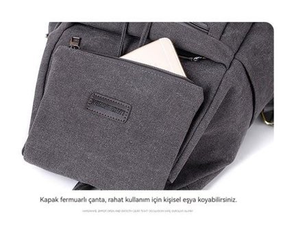 Generic Retro Yedekleme Mavi Kadın Sırt Çantası