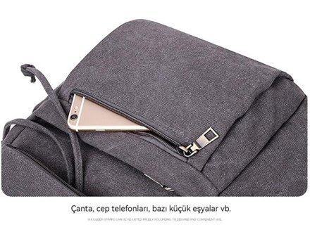 Generic Retro Yedekleme Mavi Kadın Sırt Çantası