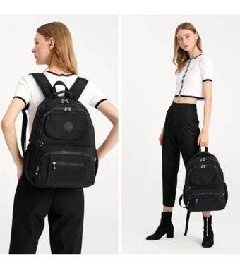 Smart Bags Büyük Boy Smart Bags Krinkıl Kumaş 1215 Kadın Sırt Çantası
