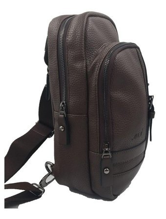 Bizoon Tr0016 Çapraz Bodybag Kahverengi Erkek Sırt Çantası