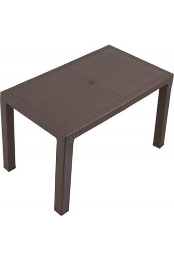 Fiore Dikdörtgen Plastik 70x120 cm Kahverengi Kamp Masası