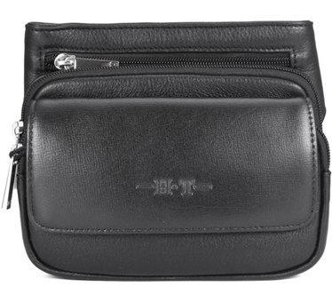 Generic Akademik Tarz Ht89566 Eğik Satchel Siyah Erkek Sırt Çantası