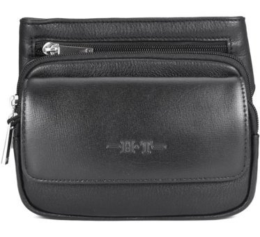 Generic Akademik Tarz Ht89566 Eğik Satchel Siyah Erkek Sırt Çantası