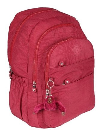 Case Club 1625 Bordo Krinkıl Ve Günlük Kadın Sırt Çantası