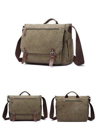 Zuolunduo Günlük Crossbody Erkek Haki Sırt Çantası