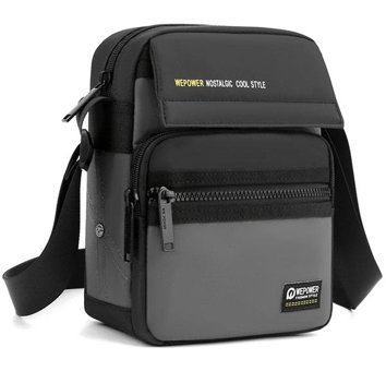 Kkpoı Crossbody Moda Y Büyük Kapasiteligri Erkek Sırt Çantası