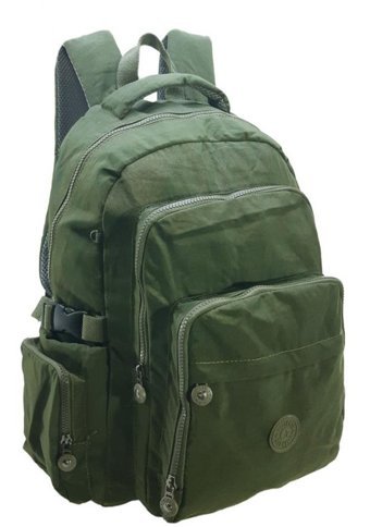 Baginn Klinkır Çok Cepli Hafif Kumaş 001 Gri Kadın Sırt Çantası